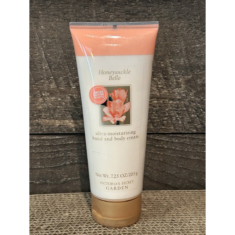 Victoria's Secret Honeysuckle Belle Hand & Body Cream Lotion 6.7 Oz Rare-See Des